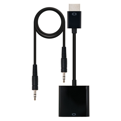 Conversor HDMI a SVGA AUDIO HDMIM SVGAH 1m